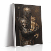 AL0309 - Premium Art Print - White Framed Canvas image 1
