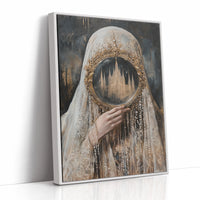 AL0310 - Premium Art Print - White Framed Canvas image 1