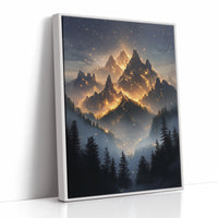 AL0313 - Premium Art Print - White Framed Canvas image 1