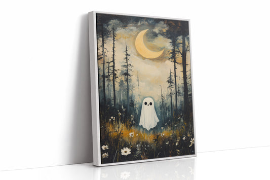AL0317 - Premium Art Print - White Framed Canvas image 1