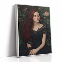 AL0320 - Premium Art Print - White Framed Canvas image 1