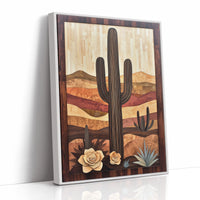 AL0447 - Premium Art Print - White Framed Canvas image 1