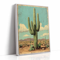 AL0448 - Premium Art Print - White Framed Canvas image 1