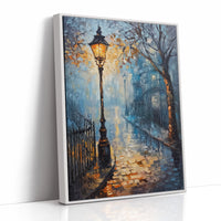 AL0727 - Premium Art Print - White Framed Canvas image 1