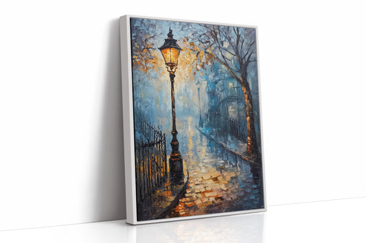 AL0727 - Premium Art Print - White Framed Canvas image 1