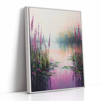 AL0728 - Premium Art Print - White Framed Canvas image 1