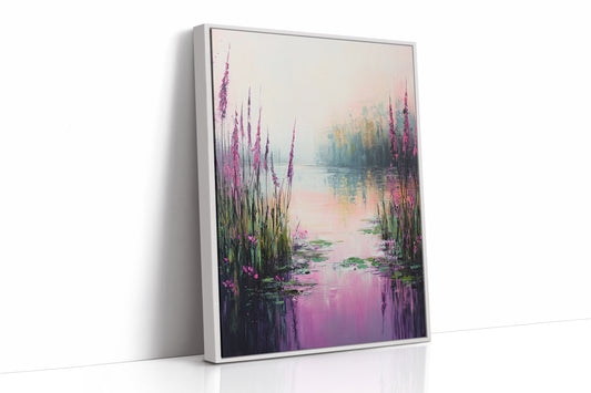 AL0728 - Premium Art Print - White Framed Canvas image 1