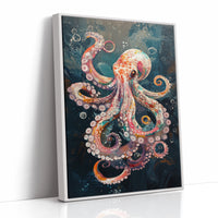 AL0729 - Premium Art Print - White Framed Canvas image 1