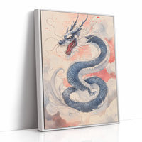 AL0731 - Premium Art Print - White Framed Canvas image 1