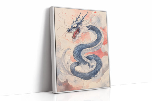 AL0731 - Premium Art Print - White Framed Canvas image 1