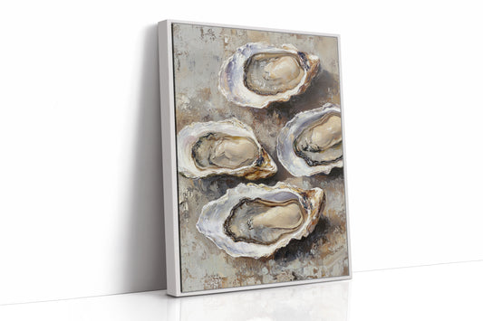 AL0736 - Premium Art Print - White Framed Canvas image 1