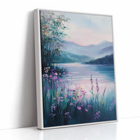AL0741 - Premium Art Print - White Framed Canvas image 1