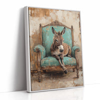 AL0742 - Premium Art Print - White Framed Canvas image 1