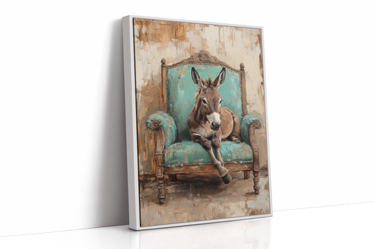 AL0742 - Premium Art Print - White Framed Canvas image 1
