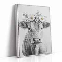 AL0743 - Premium Art Print - White Framed Canvas image 1