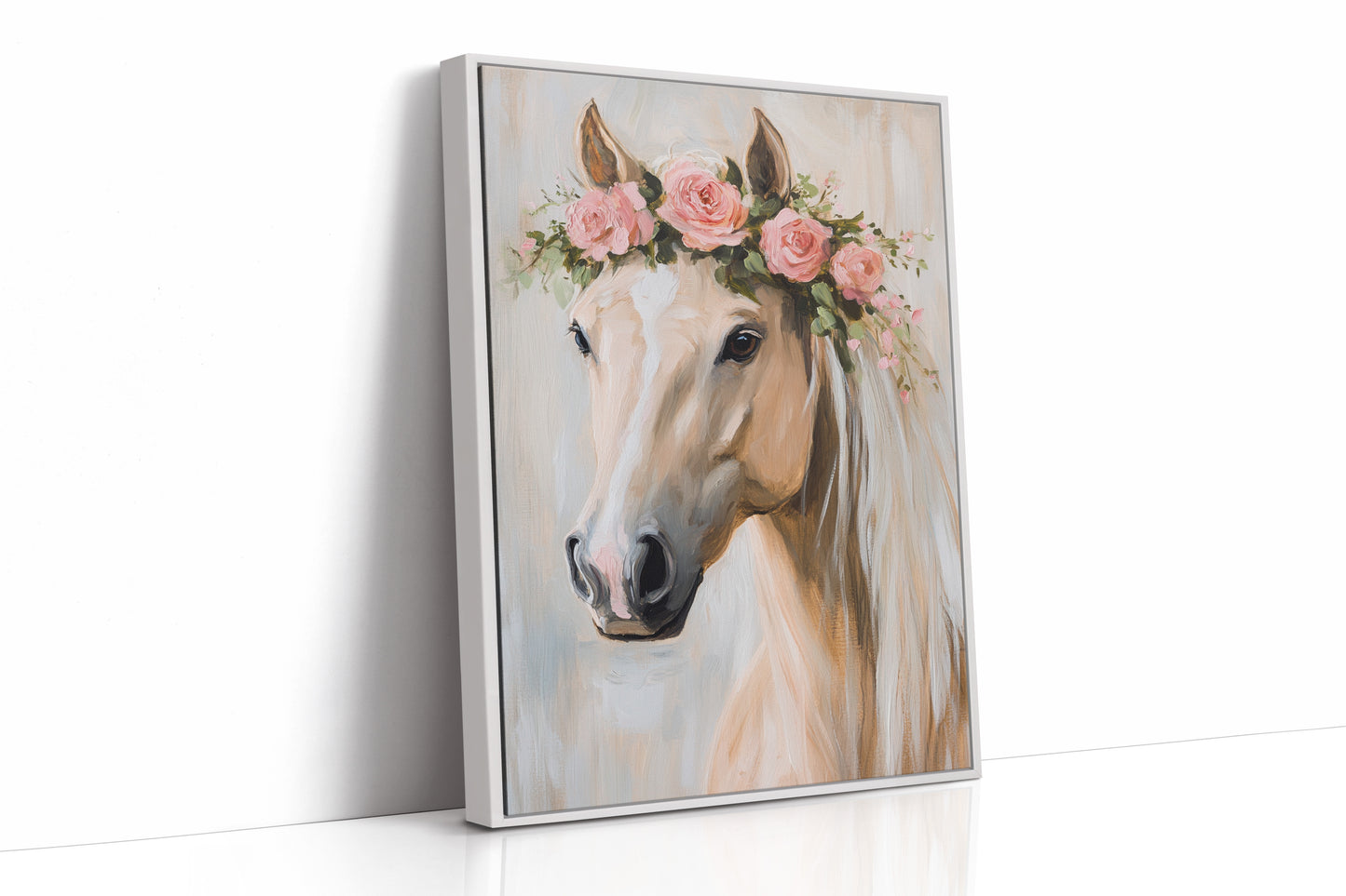 AL0744 - Premium Art Print - White Framed Canvas image 1