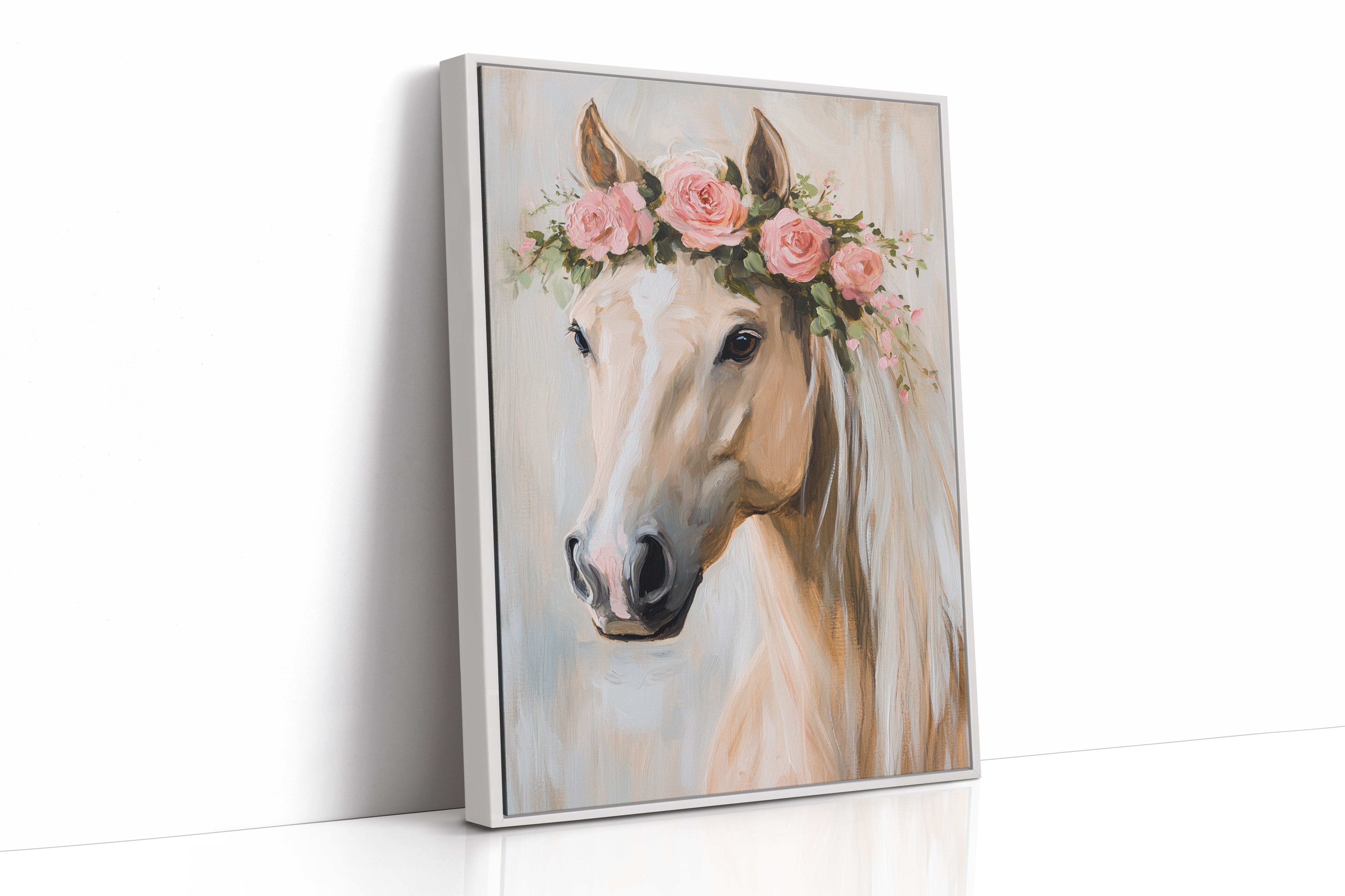 AL0744 - Premium Art Print - White Framed Canvas image 1