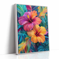 AL0745 - Premium Art Print - White Framed Canvas image 1