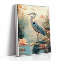 AL0748 - Premium Art Print - White Framed Canvas image 1