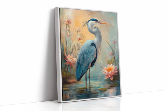 AL0749 - Premium Art Print - White Framed Canvas image 1