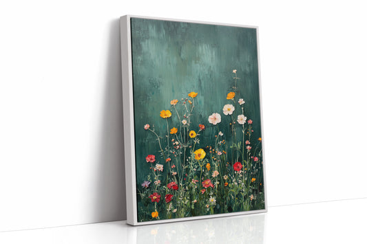 AL0751 - Premium Art Print - White Framed Canvas image 1