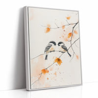 AL0756 - Premium Art Print - White Framed Canvas image 1