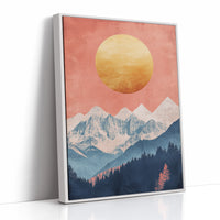 AL0757 - Premium Art Print - White Framed Canvas image 1