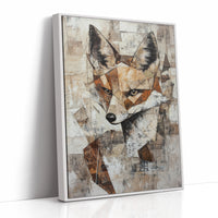 AL0762 - Premium Art Print - White Framed Canvas image 1