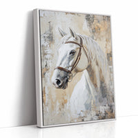 AL0764 - Premium Art Print - White Framed Canvas image 1