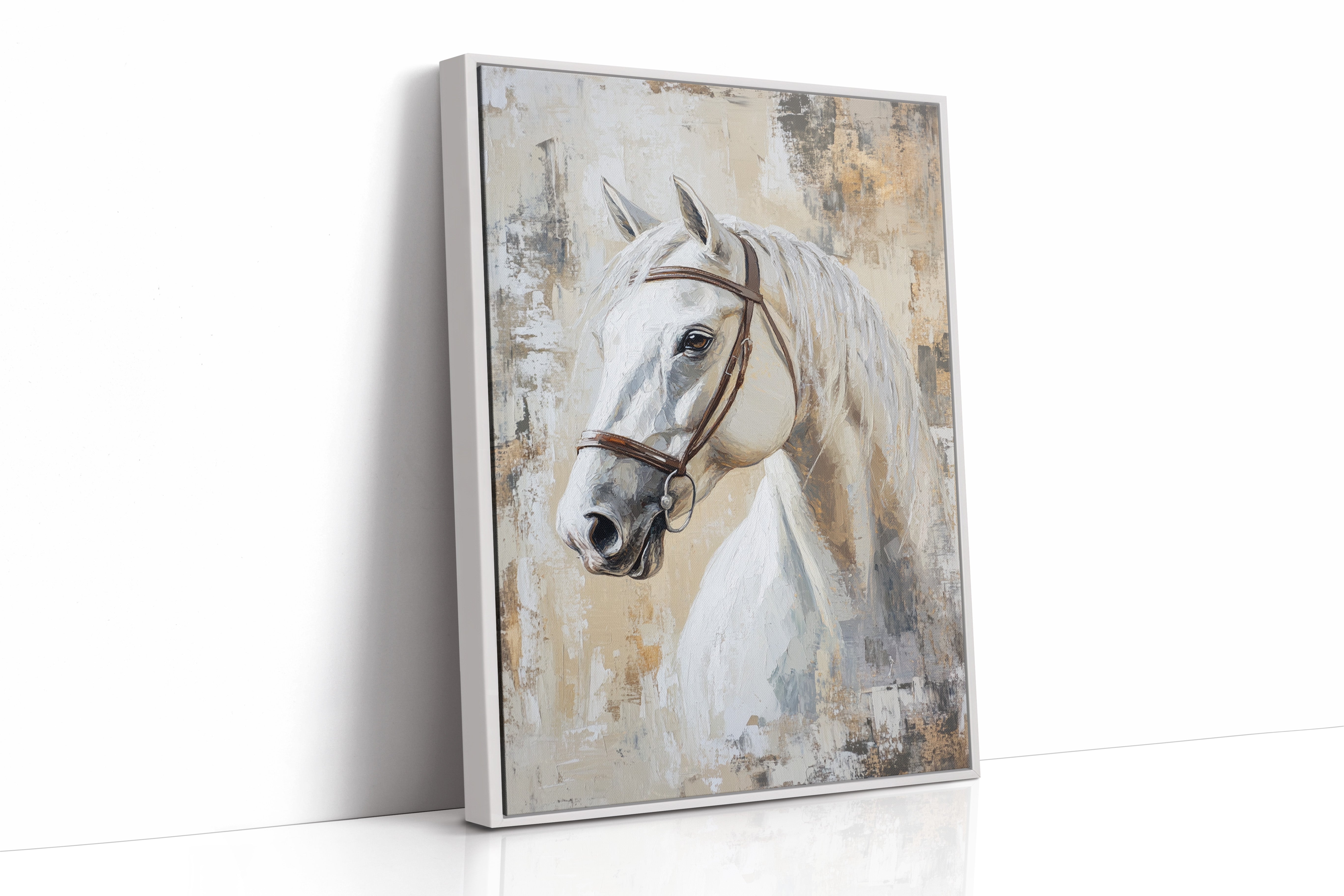 AL0764 - Premium Art Print - White Framed Canvas image 1