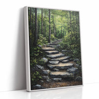 AL0765 - Premium Art Print - White Framed Canvas image 1