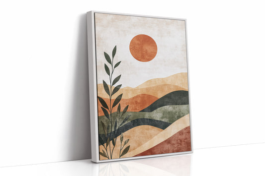 AL0766 - Premium Art Print - White Framed Canvas image 1