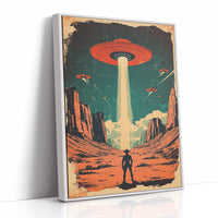 AL0773 - Premium Art Print - White Framed Canvas image 1