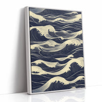 AL0784 - Premium Art Print - White Framed Canvas image 1