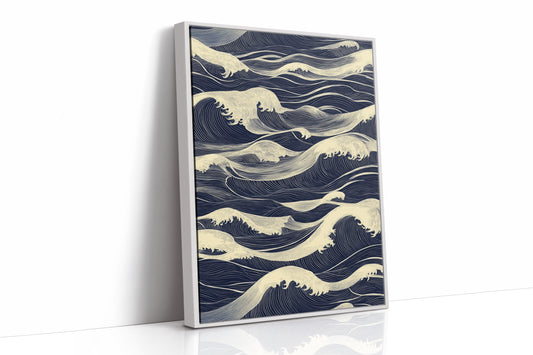 AL0784 - Premium Art Print - White Framed Canvas image 1