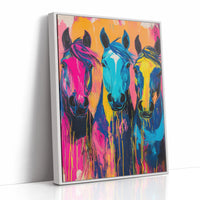 AL0785 - Premium Art Print - White Framed Canvas image 1