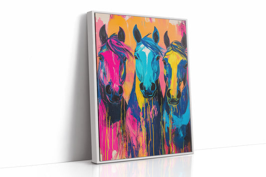 AL0785 - Premium Art Print - White Framed Canvas image 1