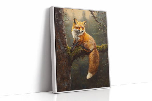 AL0787 - Premium Art Print - White Framed Canvas image 1