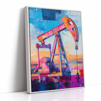 AL0789 - Premium Art Print - White Framed Canvas image 1