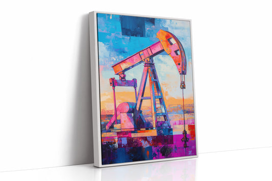 AL0789 - Premium Art Print - White Framed Canvas image 1