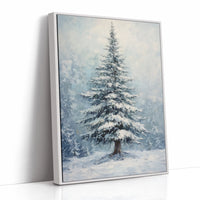 AL0790 - Premium Art Print - White Framed Canvas image 1