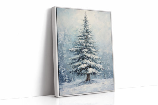 AL0790 - Premium Art Print - White Framed Canvas image 1