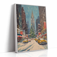 AL0800 - Premium Art Print - White Framed Canvas image 1