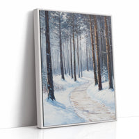 AL0801 - Premium Art Print - White Framed Canvas image 1