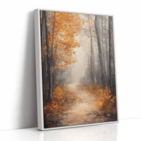 AL0802 - Premium Art Print - White Framed Canvas image 1