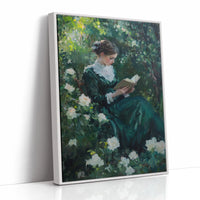 AL0805 - Premium Art Print - White Framed Canvas image 1