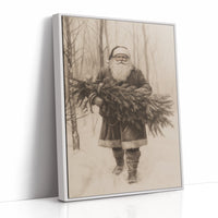 AL0806 - Premium Art Print - White Framed Canvas image 1