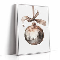 AL0809 - Premium Art Print - White Framed Canvas image 1