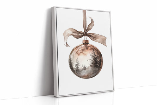 AL0809 - Premium Art Print - White Framed Canvas image 1