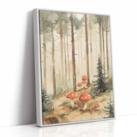 AL0817 - Premium Art Print - White Framed Canvas image 1